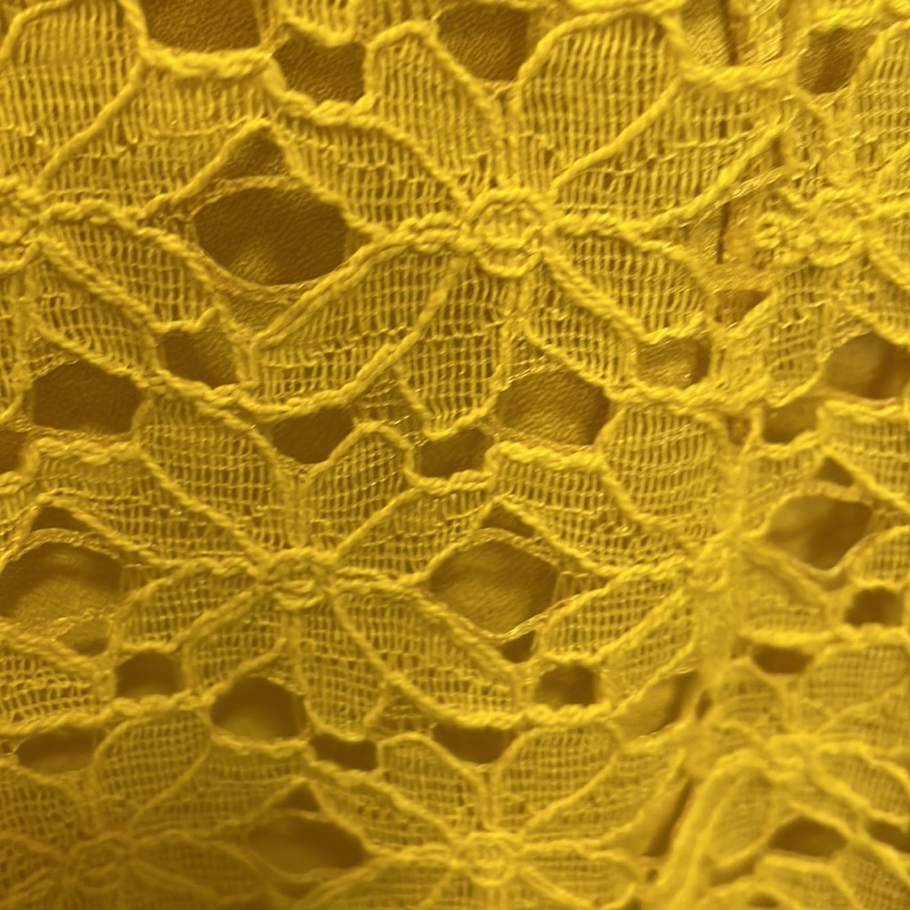 J.O.A. Yellow lacy dress - Picture 9 of 9